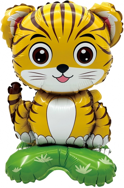 Шар Фигура 3D на подставке, Тигренок (в упаковке)   