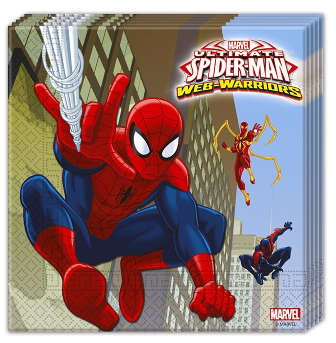 Салфетки "Человек - Паук" / Ultimate Spiderman Web Warriors