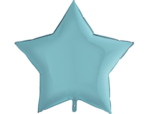 Шар Звезда Пастель Голубой / Blue (в упаковке)